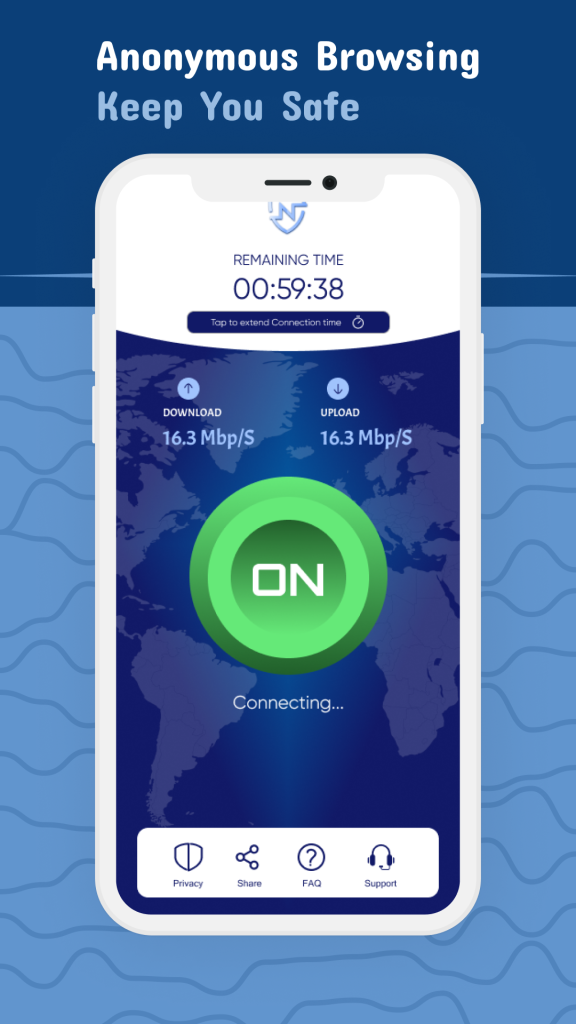 محیط اصلی فیلتر شکن Nodify VPN