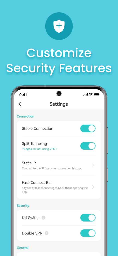 قابلیت های فیلترشکن X-VPN