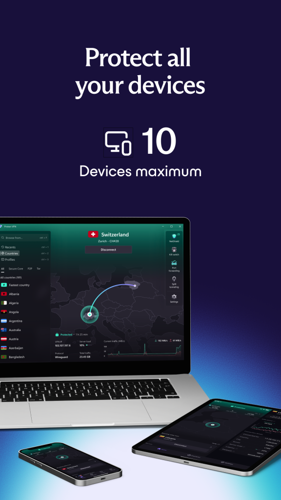 فیلترشکن پروتون وی پی ان